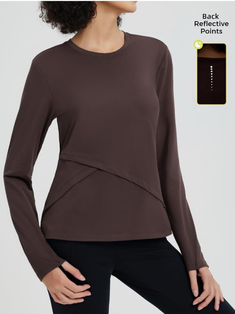 NWT Thermal Tops Long Sleeve Fleece Running Shirts Thumbhole Cold Weather Gear